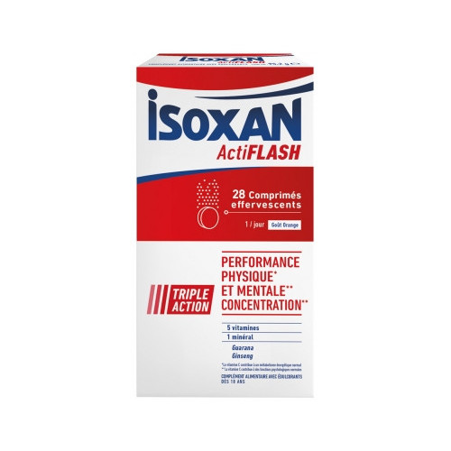 Isoxan Actiflash 28 Comprimés Orange Isoxan Actiflash 28 Comprimés Orange