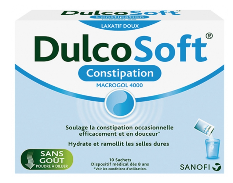 DulcoSoft Laxatif Doux 10 Sachets - Soulage la  - Pharma360