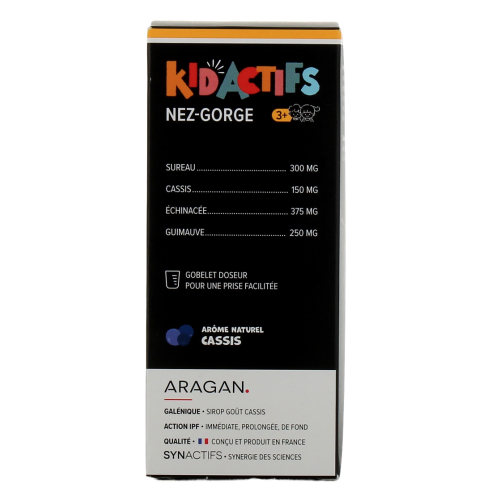 Kid Actifs Sirop Nez Gorge 125 ml Kid Actifs Sirop Nez Gorge 125 ml