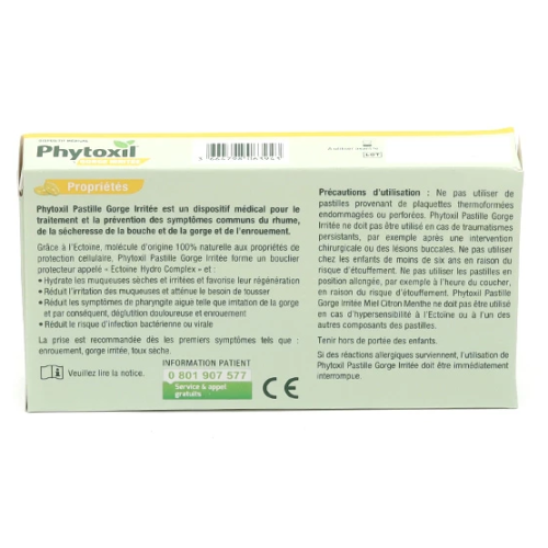 Buy PHYTOXIL Gorge Irritée Sans sucre - Arôme