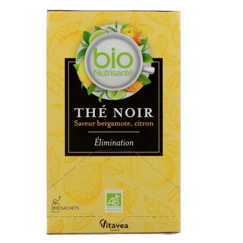 Thé Noir Elimination Bio 20 sachets