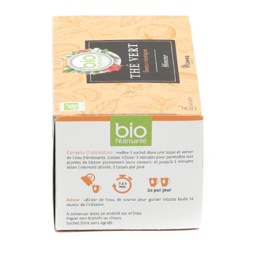 Thé vert Minceur Bio 20 sachets