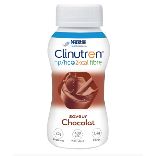 Clinutren HP/HC+ Fibres 2Kcal Chocolat 4 x 200ml