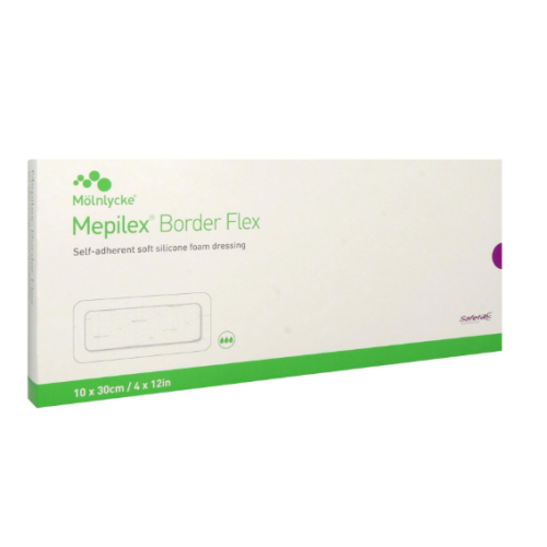 Mepilex Pansements Border Flex EM 10x30 cm