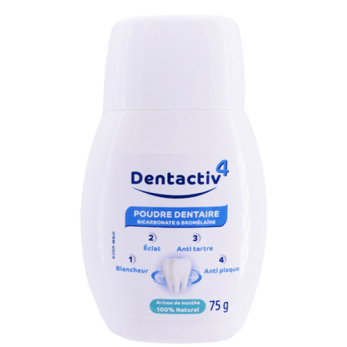 DentActiv-4 Poudre dentaire flacon de 75g