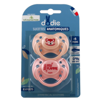 Tétine bébé Sucette anti-poussière en silicone pour bébé nouveau-né ferme  automatiquement la tétine à tétine rose tête HB018