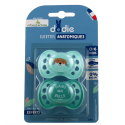 SUCETTE ANATOMIQUE 0-6 MOIS DANS MA BULLE SILICONE LOT DE 2 DODIE