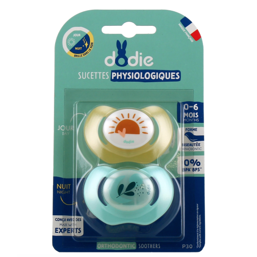 Sucette Physiologique Jour/Nuit 0 à 6 mois Sucette Physiologique Jour/Nuit 0 à 6 mois