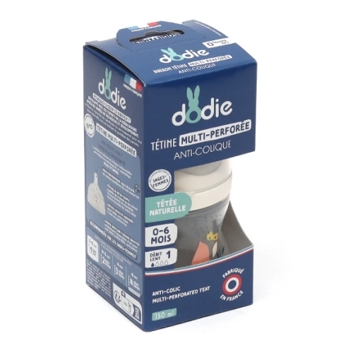 Biberon anti colique tétine multi perforée 150 ml Biberon anti colique tétine multi perforée 150 ml