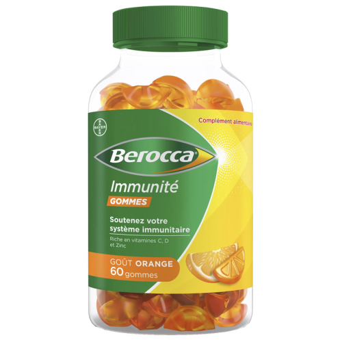 Berocca Immunité Orange 60 Gommes Berocca Immunité Orange 60 Gommes
