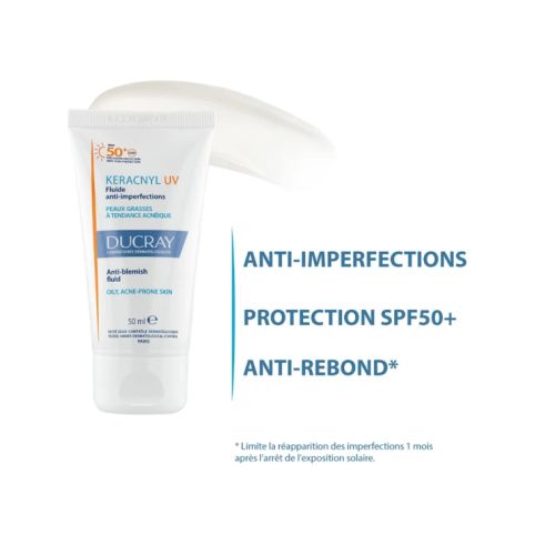 Fluide anti-imperfections SPF50+ peau grasse à tendance acnéique 50ml