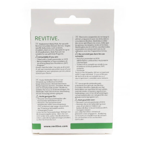 Revitive Électrodes corporelles pour Revitive Medic et IX