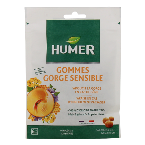 Gommes Gorge Sensible 30 gommes Gommes Gorge Sensible 30 gommes