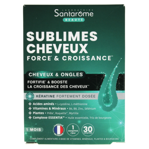 Sublimes Cheveux Force & Croissance 30 Comprimés