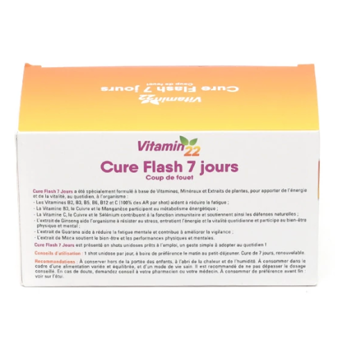 Vitamin'22 Coup de fouet 7 unidoses Vitamin'22 Coup de fouet 7 unidoses