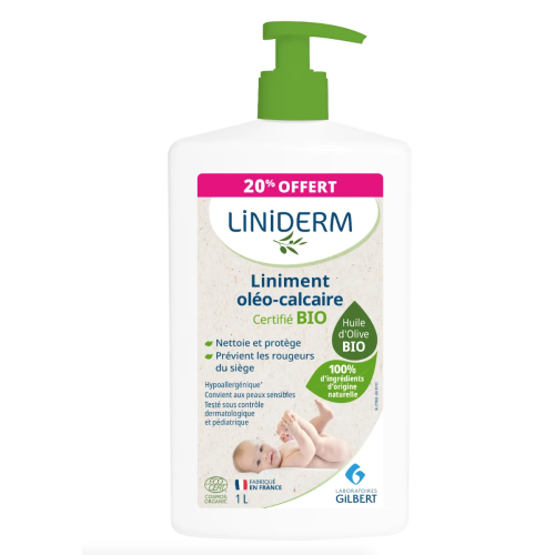 Liniment Oléo-Calcaire BIO 1L + 20% Offert Liniment Oléo-Calcaire BIO 1L + 20% Offert