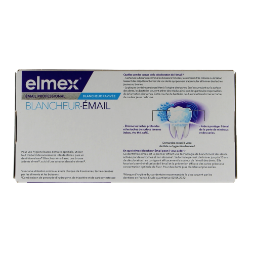 Dentifrice Blancheur Email 2 x 75 ml