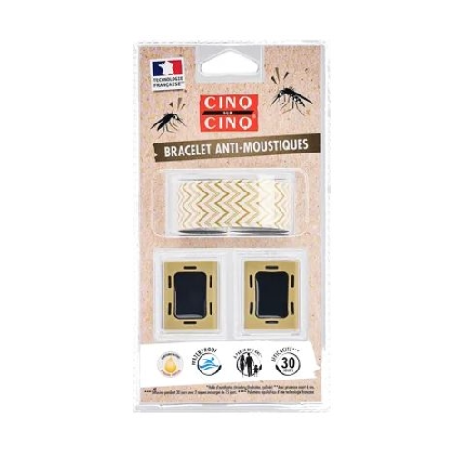 Bracelet Anti-Moustiques White Summer + 2 recharges Bracelet Anti-Moustiques White Summer + 2 recharges