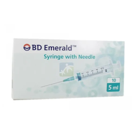 BD Emerald Seringues stériles 5 ml x 10