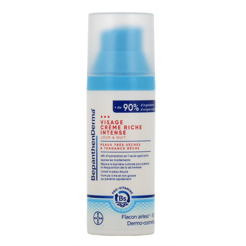 BepanthenDerma Crème Visage Riche Intense 50 ml BepanthenDerma Crème Visage Riche Intense 50 ml