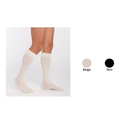 Sigvaris Active Coton bio chaussettes de contention homme classe 2