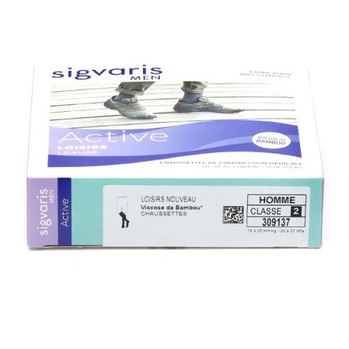 Sigvaris Active Loisirs Chaussettes de Contention Homme Classe 2