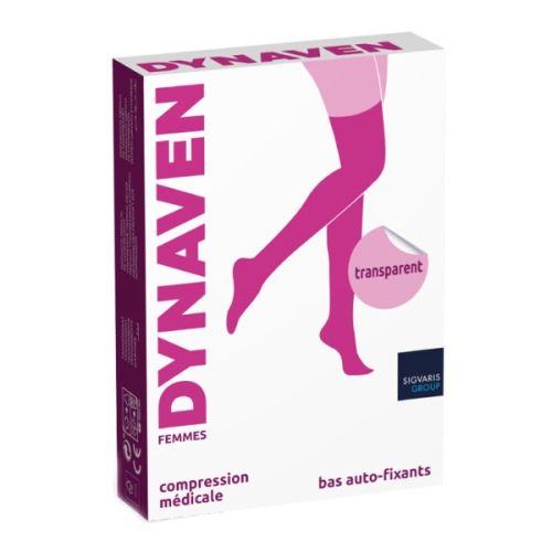 Sigvaris Dynaven Transparent Bas de contention Morpho moins femme Classe 2