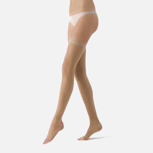 Sigvaris Dynaven Transparent Bas de Contention Pied ouvert Femme Classe 2