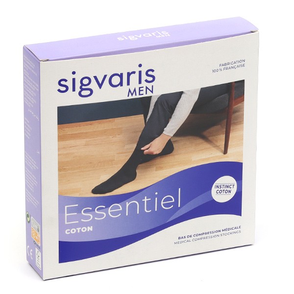 Sigvaris Essentiel Coton Bas de Contention Homme Classe
