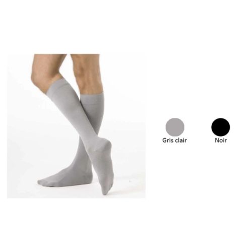 Sigvaris Essentiel Microfibre Mollet Moins Chaussettes de Contention Homme Classe 2