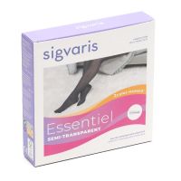 Sigvaris Essentiel Semi transparent Bas de Contention Femme Classe 2