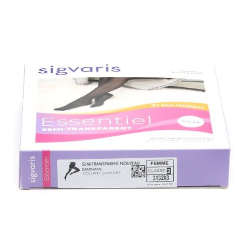 Sigvaris Essentiel Semi transparent Confort Collants de contention Femme Classe 2