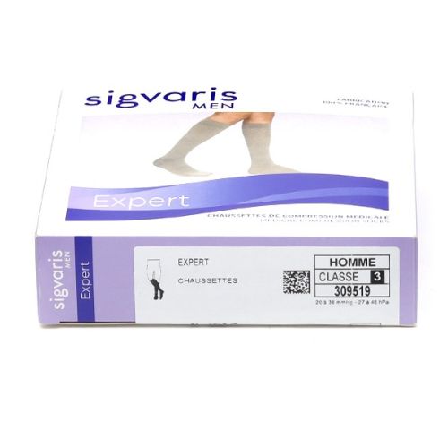 Sigvaris Expert Chaussettes de Contention Homme Classe 3