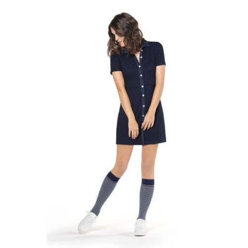 Sigvaris Styles Motifs Marinière Chaussettes de contention Femmes Classe 2