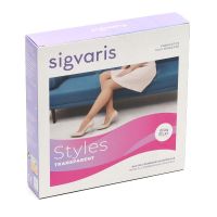 Sigvaris Styles Transparent Bas de contention Pieds Ouverts Femme Classe 2