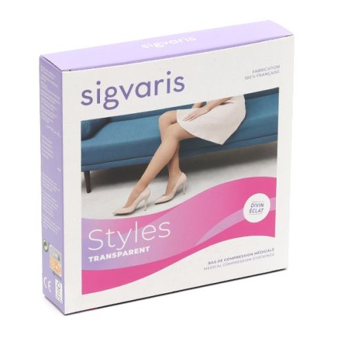 Sigvaris Styles Transparent Collant de Contention Femme Classe 2 Sigvaris Styles Transparent Collant de Contention Femme Classe 2