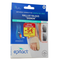 Orthèse Corrective Hallux Valgus Epithélium Flex, Taille M, Offre Privilège -5€