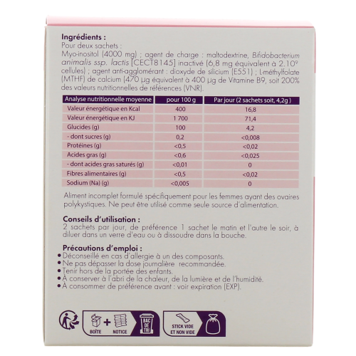 Gynositol Plus Postbiotique 30 sachets