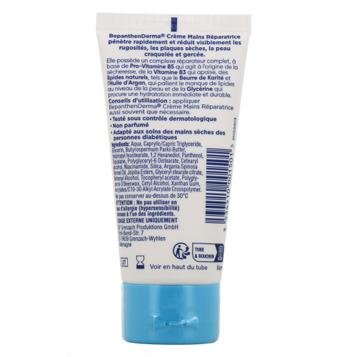 BepanthenDerma Crème Mains Réparatrice 50 ml