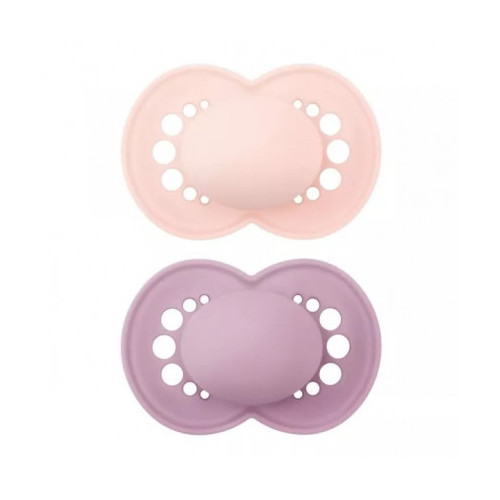 MAM Sucettes Silicone Nature Unies 2x - Confort Bébé 6 mois+