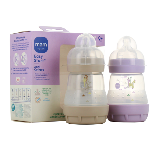 Easy Start Biberon Anti-colique 160 ml - Lot de 2 Biberons Easy Start Biberon Anti-colique 160 ml - Lot de 2 Biberons