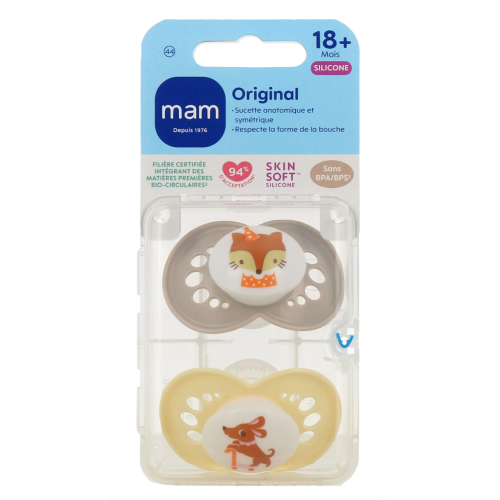 Original Sucette Silicone 18 mois et + Original Sucette Silicone 18 mois et +