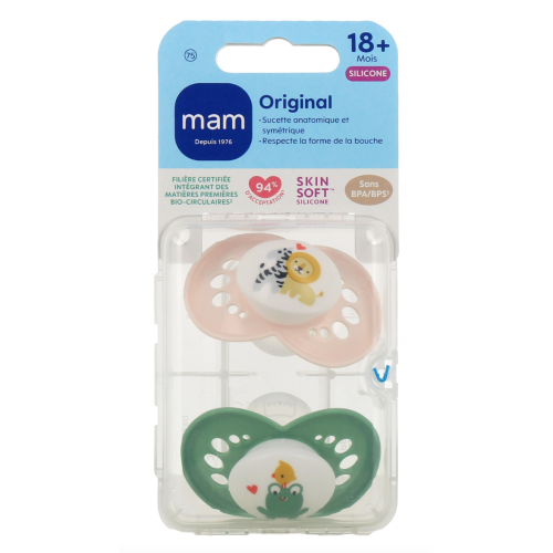 Original Sucette Silicone 18 mois et + Original Sucette Silicone 18 mois et +