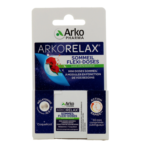 Arkorelax Sommeil Flexi-doses 60 mini comprimés