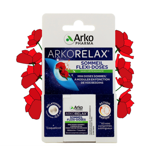 Arkorelax Sommeil Flexi-doses 60 mini comprimés