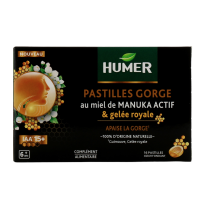 Pastilles Gorge au Miel de Manuka Actif & Gelée royale 16 pastilles