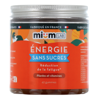 Énergie Gummies sans sucres 42 gummies