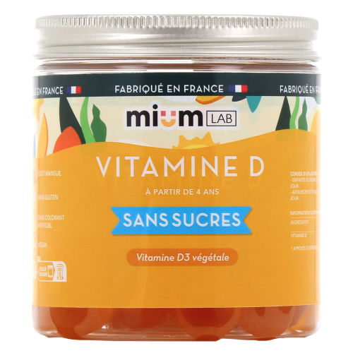 Vitamine D Gummies sans sucres 42 gummies