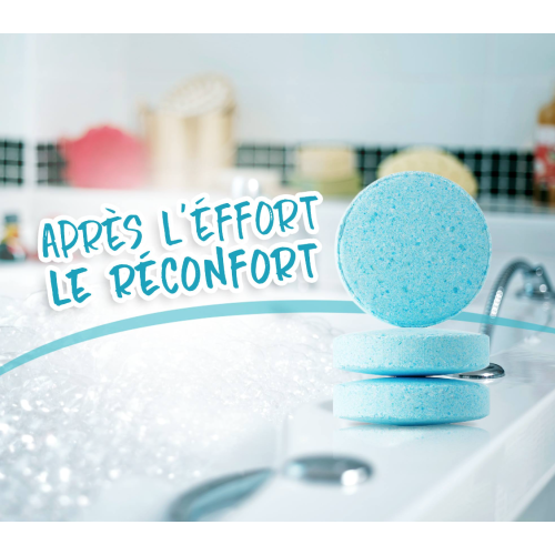 6 Galets de bain effervescents revitalisants