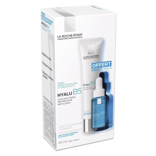 Hyalu B5 Soin Anti-Rides Réparateur Repulpant 40 ml + Sérum Concentré 10 ml Offert